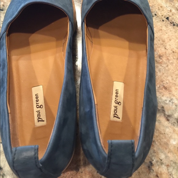Blue Nubuck Loafers - Picture 6 of 8